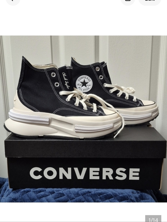 Converse Shoes - Converse Run Star Legacy CX High Tops In Black Size 6.5M/8W, New In Box